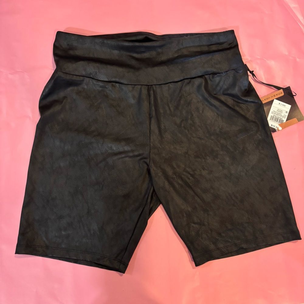 NEW Ava & Viv Black Biker Shorts